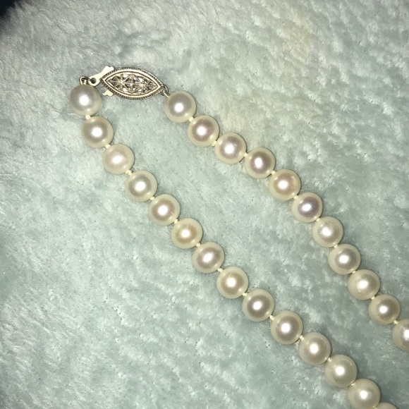 Real pearl long necklace! - Picture 3 of 3